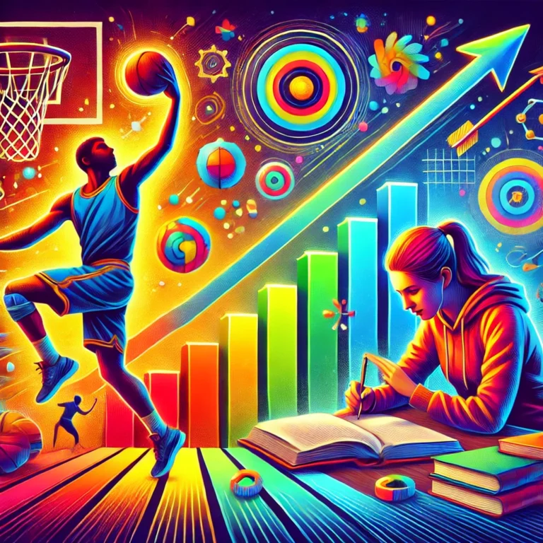 DALL·E 2024-10-22 10.05.34 - A vibrant, colorful featured image representing the concept of deliberate practice